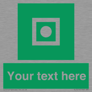 Custom sign safe condition Shipboard general alarm